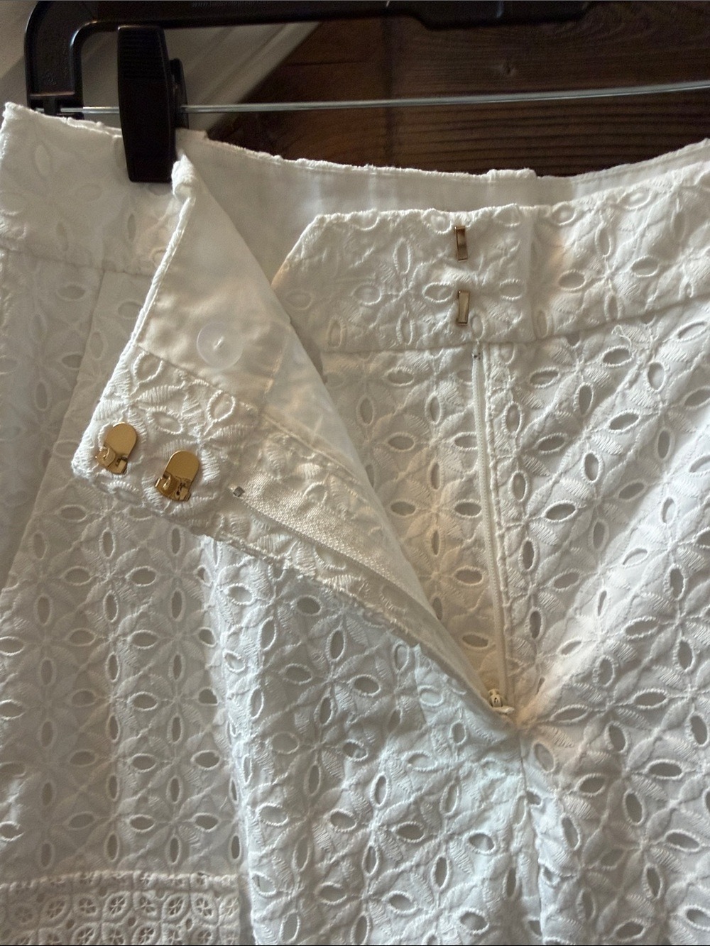 Zimmermann Matchmaker Anglaise Ivory Cotton crochet Pant US Size 4 NWT - Picture 8 of 14